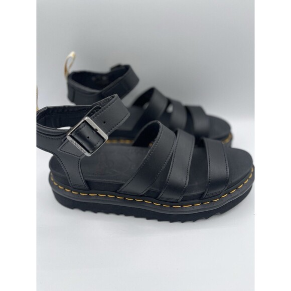 Dr Martens Sandal Women Blaire 3 Strap V Blaire Black City Shoes Sz EU 42/US 10